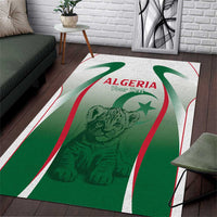 Algeria Rugby Custom Area Rug Go Lion Cubs