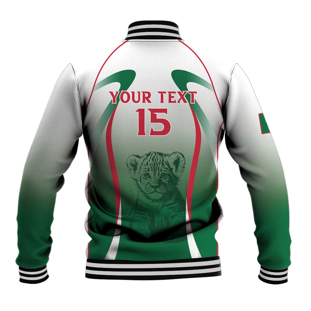 Algeria Rugby Custom Baseball Jacket Go Lion Cubs