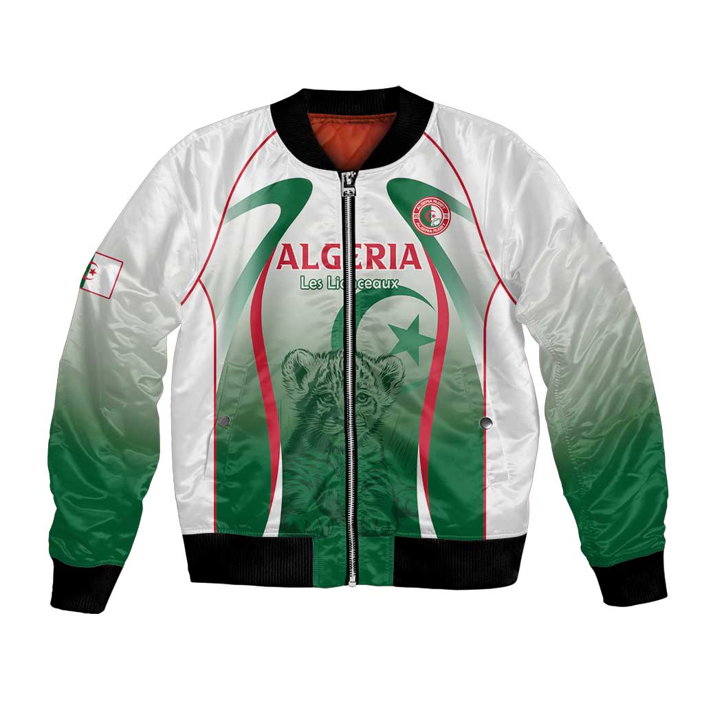 Algeria Rugby Custom Bomber Jacket Go Lion Cubs
