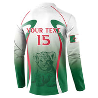 Algeria Rugby Custom Button Sweatshirt Go Lion Cubs