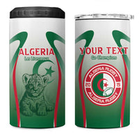 Algeria Rugby Custom 4 in 1 Can Cooler Tumbler Go Lion Cubs