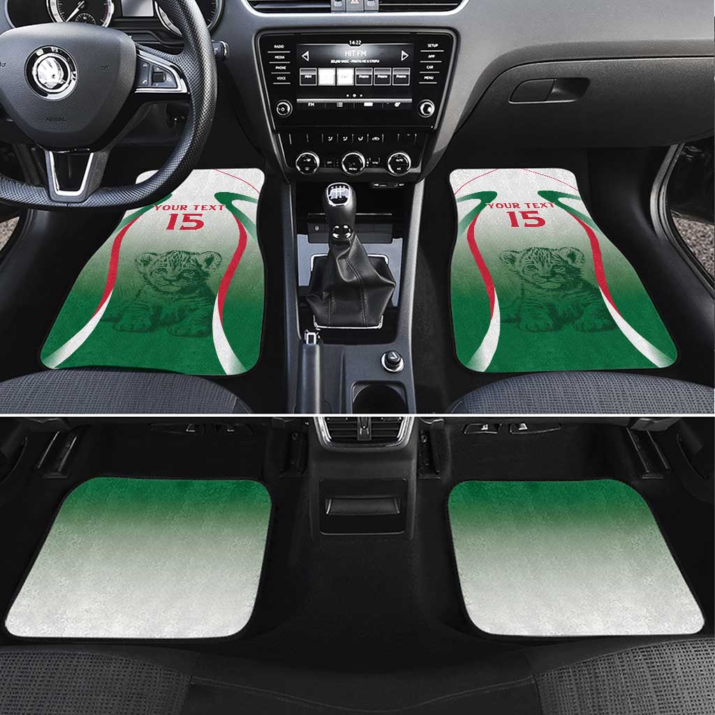 Algeria Rugby Custom Car Mats Go Lion Cubs