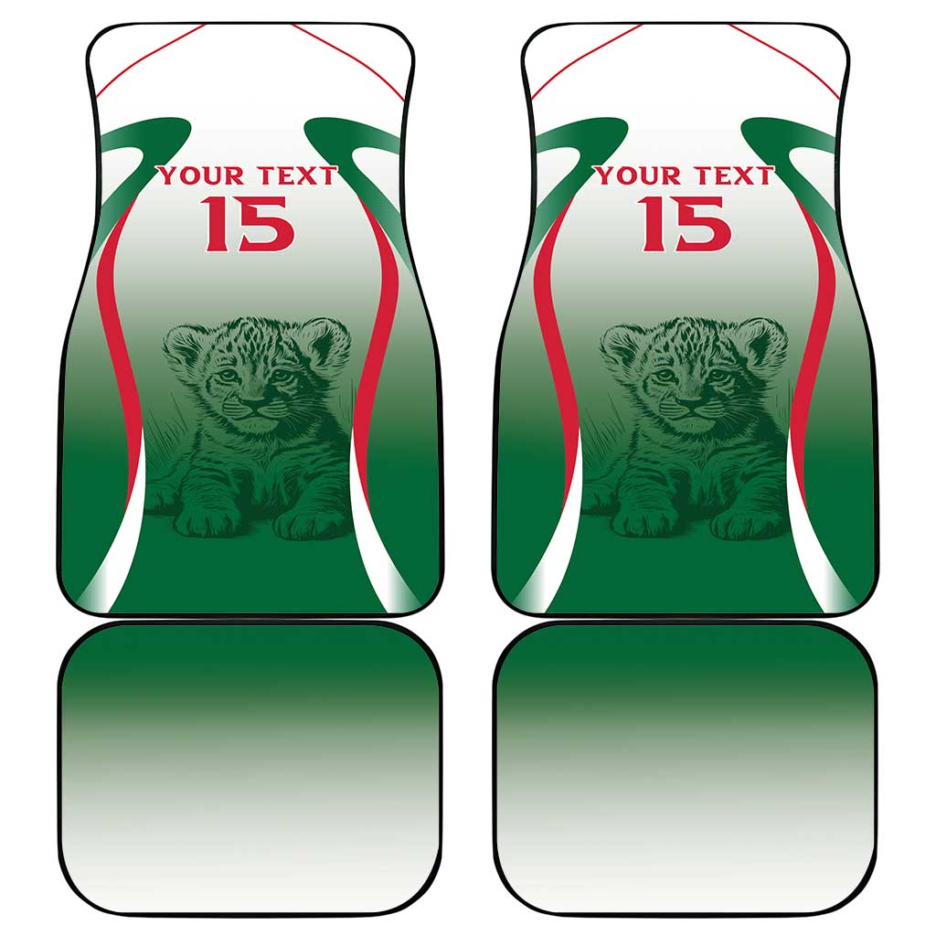 Algeria Rugby Custom Car Mats Go Lion Cubs