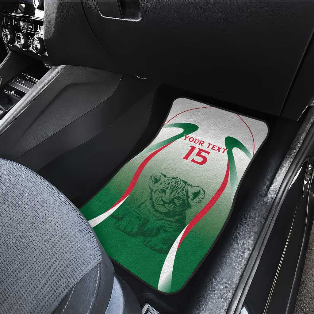 Algeria Rugby Custom Car Mats Go Lion Cubs