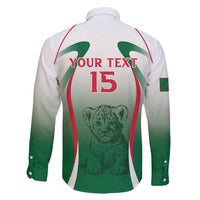 Algeria Rugby Custom Family Matching Off Shoulder Maxi Dress and Hawaiian Shirt Go Lion Cubs