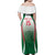 Algeria Rugby Custom Family Matching Off Shoulder Maxi Dress and Hawaiian Shirt Go Lion Cubs
