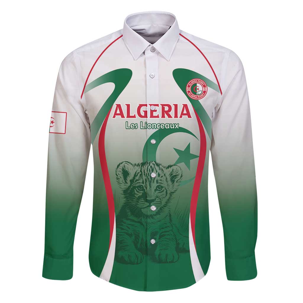Algeria Rugby Custom Family Matching Puletasi and Hawaiian Shirt Go Lion Cubs