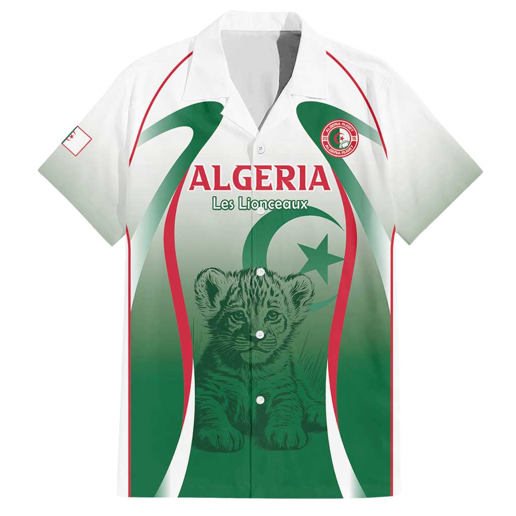Algeria Rugby Custom Family Matching Short Sleeve Bodycon Dress and Hawaiian Shirt Go Lion Cubs