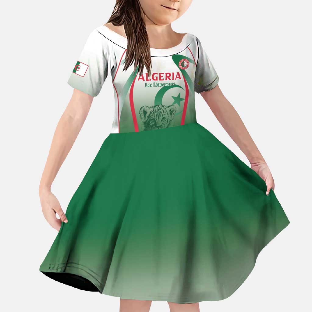 Algeria Rugby Custom Family Matching Summer Maxi Dress and Hawaiian Shirt Go Lion Cubs
