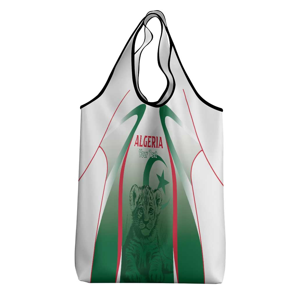 Algeria Rugby Custom Grocery Bag Go Lion Cubs