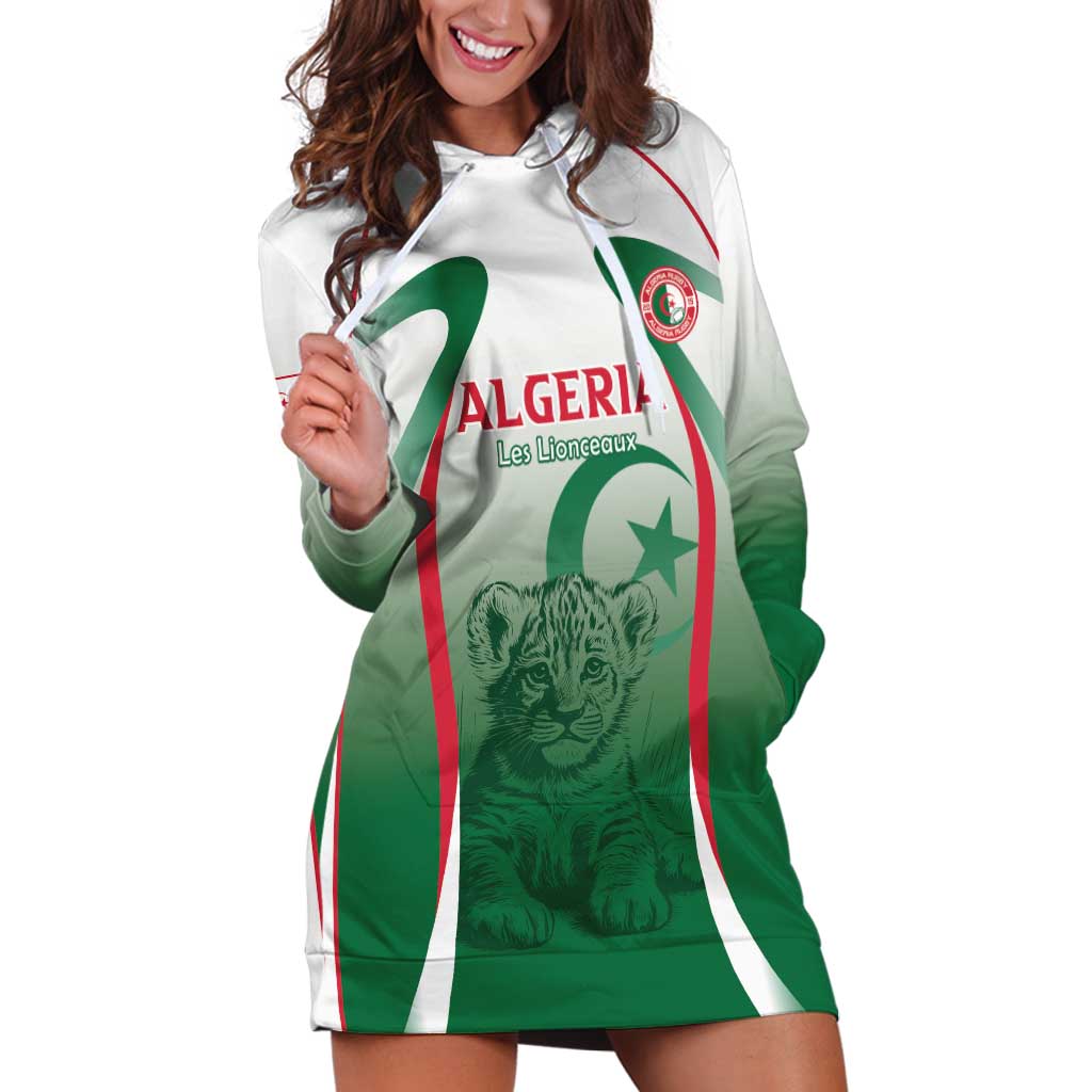 Algeria Rugby Custom Hoodie Dress Go Lion Cubs
