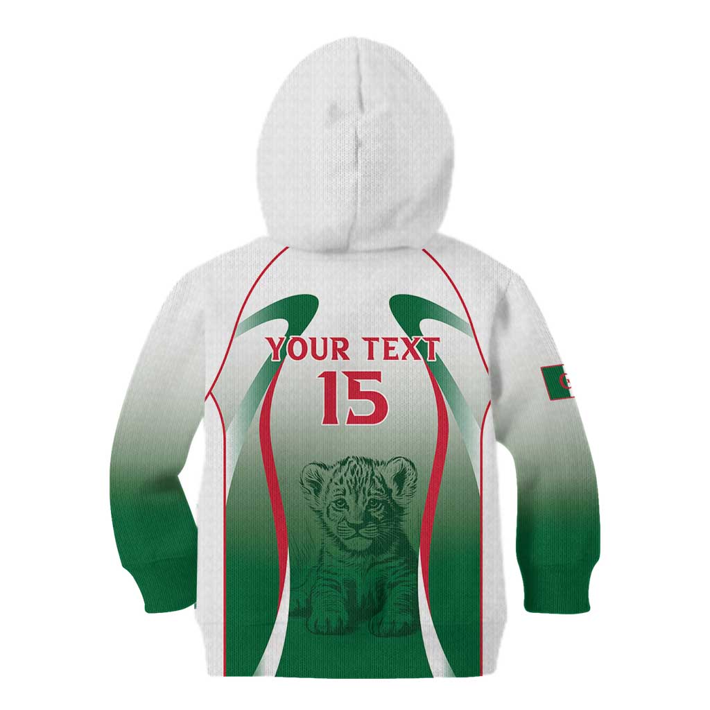 Algeria Rugby Custom Kid Hoodie Go Lion Cubs