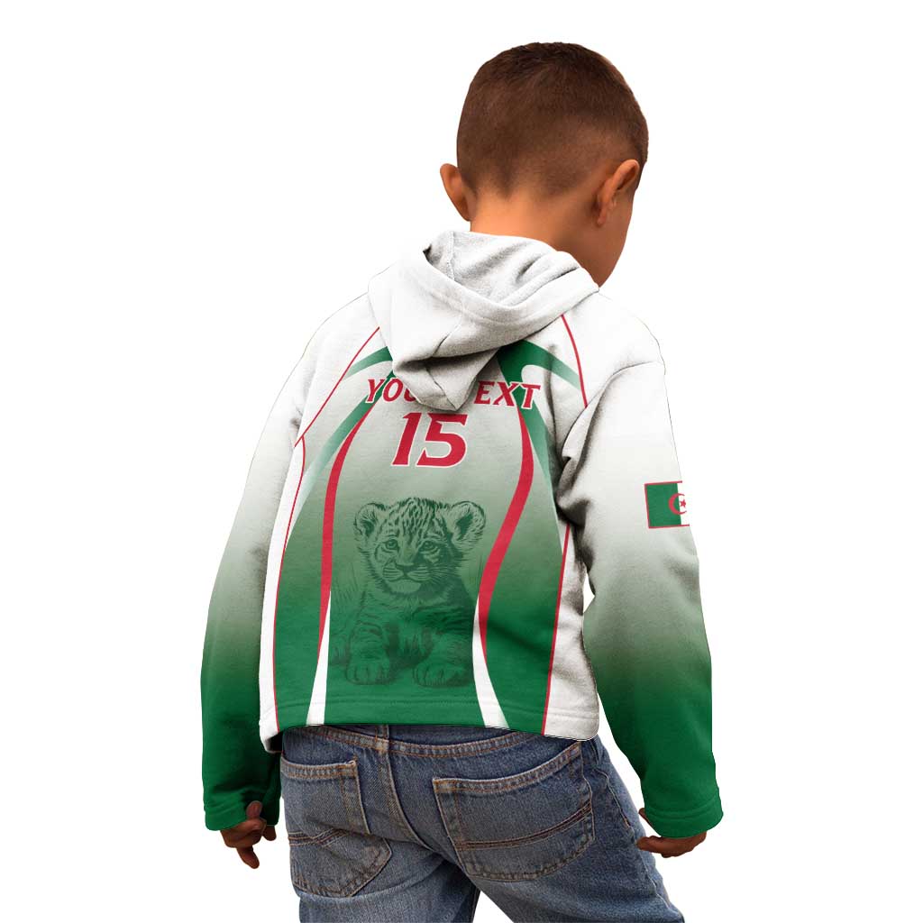 Algeria Rugby Custom Kid Hoodie Go Lion Cubs