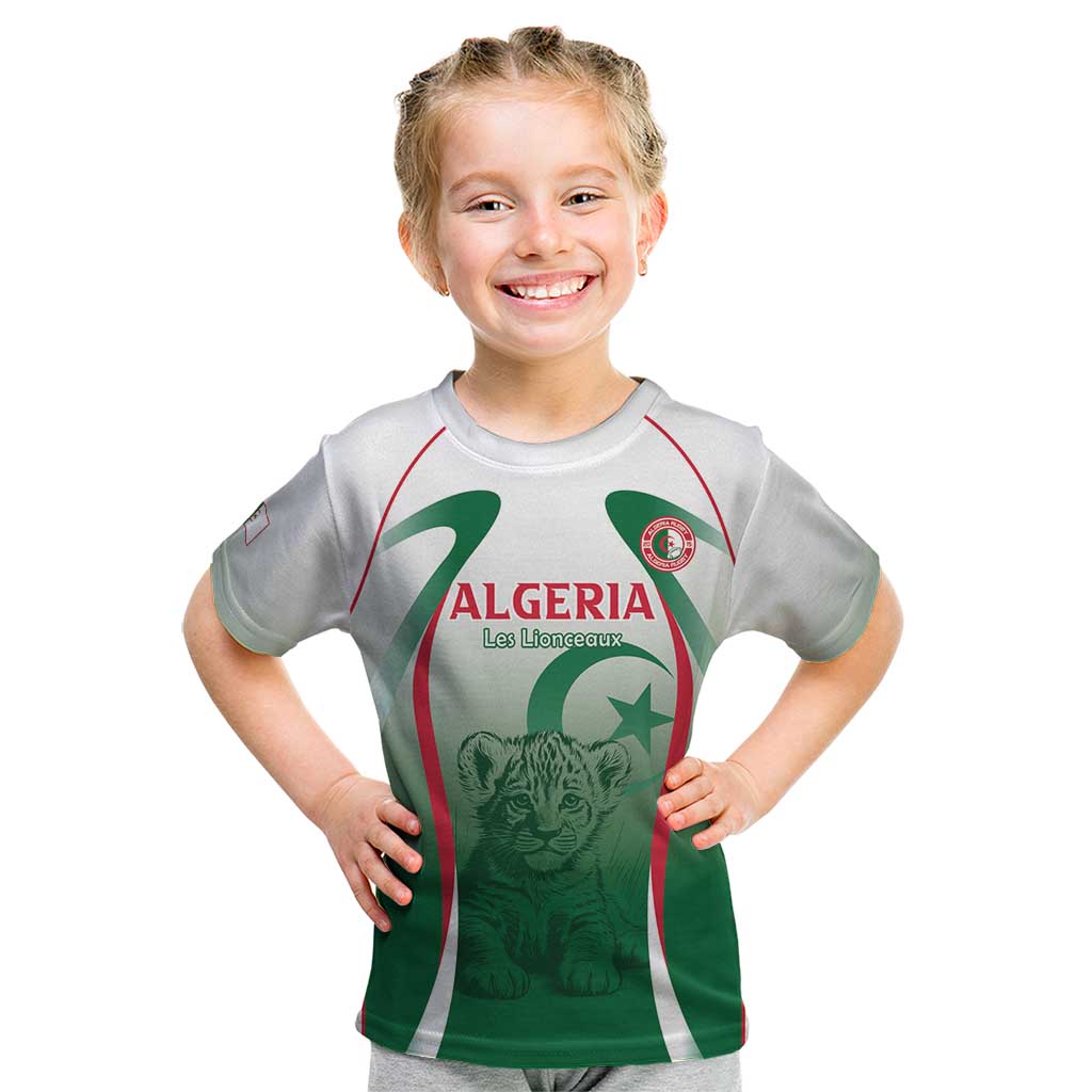 Algeria Rugby Custom Kid T Shirt Go Lion Cubs