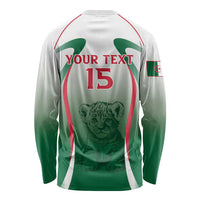 Algeria Rugby Custom Long Sleeve Shirt Go Lion Cubs