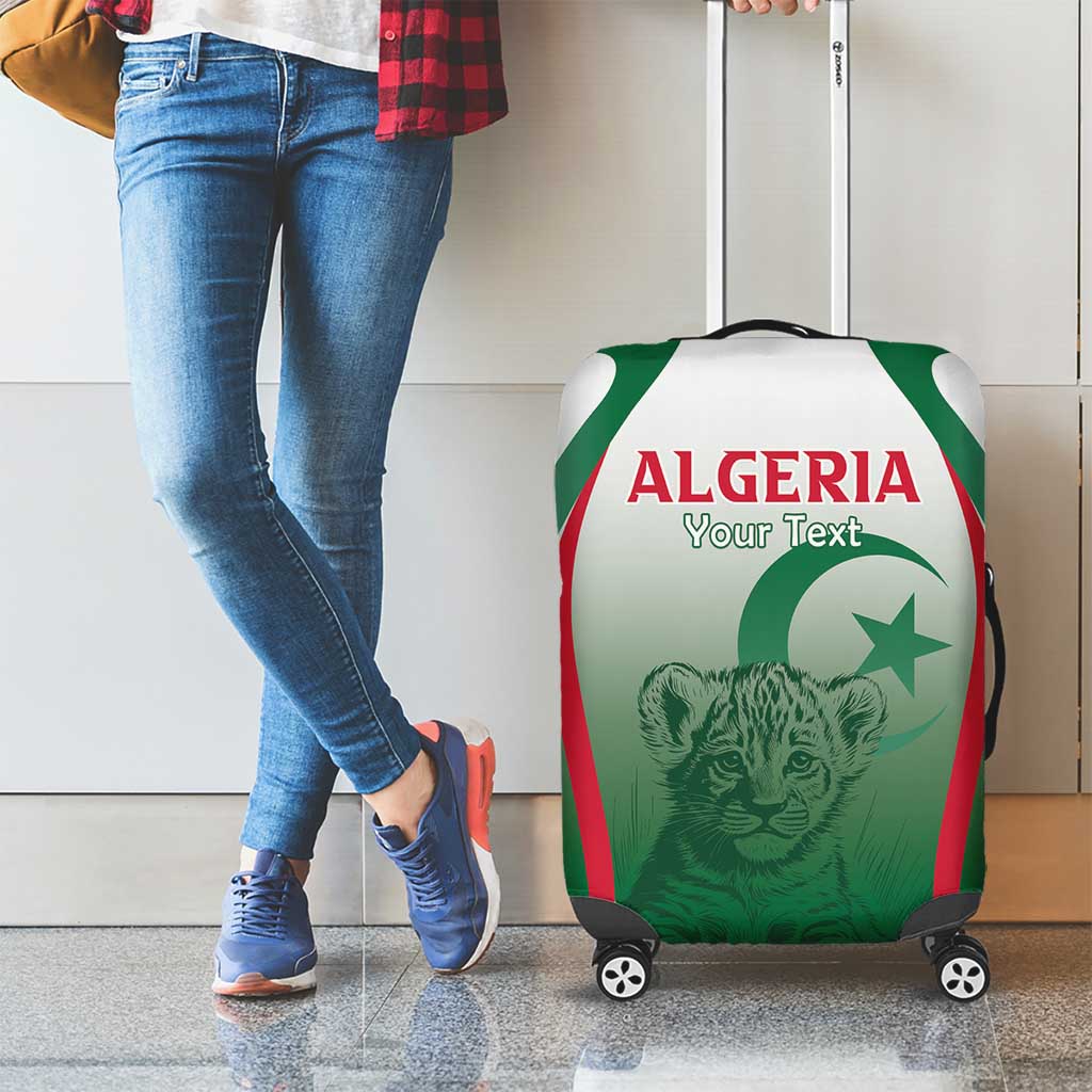 Algeria Rugby Custom Luggage Cover Go Lion Cubs