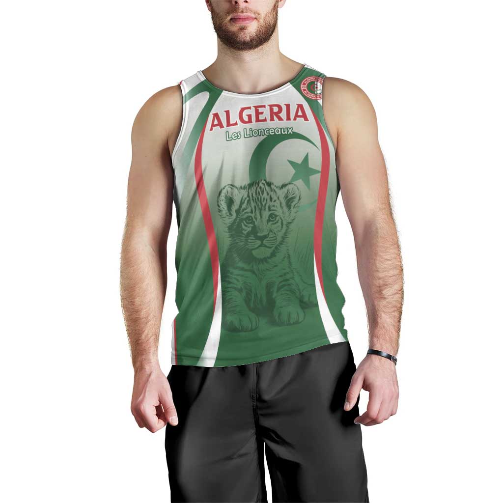 Algeria Rugby Custom Men Tank Top Go Lion Cubs