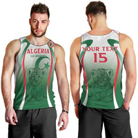 Algeria Rugby Custom Men Tank Top Go Lion Cubs