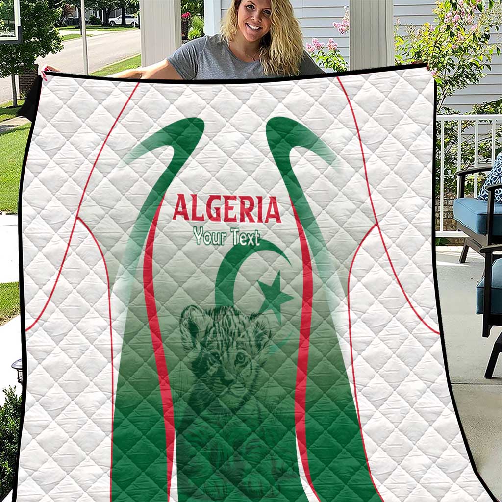 Algeria Rugby Custom Quilt Go Lion Cubs
