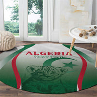Algeria Rugby Custom Round Carpet Go Lion Cubs