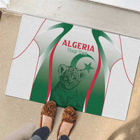 Algeria Rugby Custom Rubber Doormat Go Lion Cubs