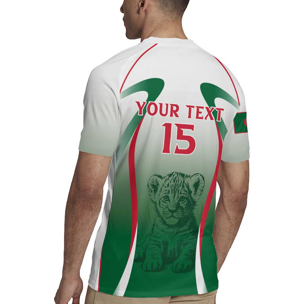 Algeria Rugby Custom Rugby Jersey Go Lion Cubs