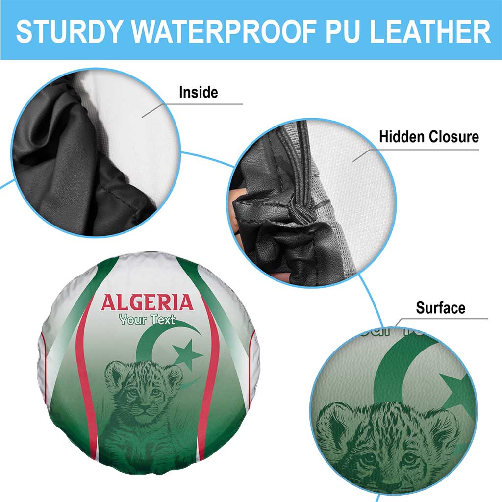 Algeria Rugby Custom Spare Tire Cover Go Lion Cubs