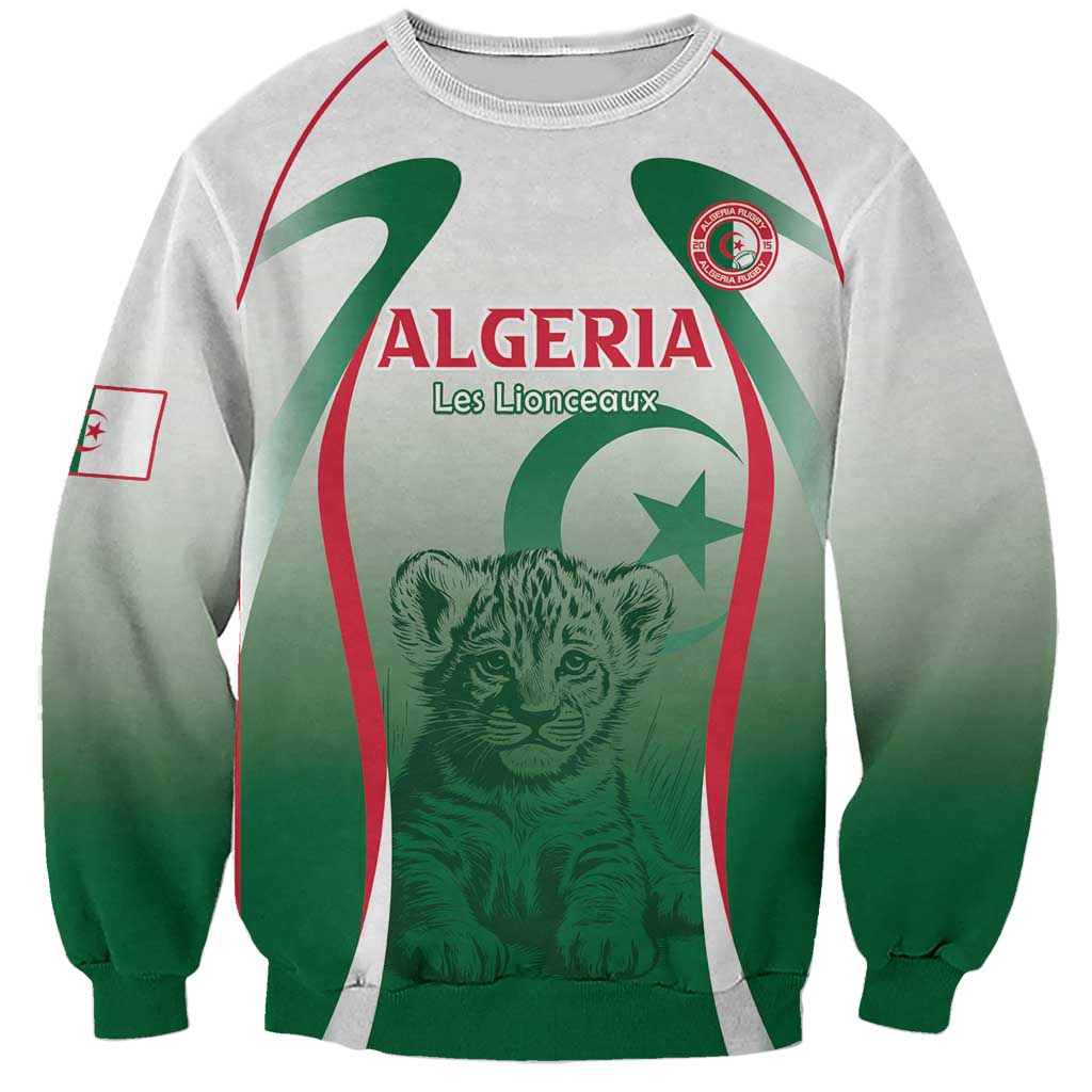 Algeria Rugby Custom Sweatshirt Go Lion Cubs