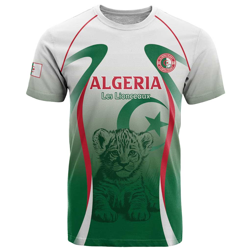 Algeria Rugby Custom T Shirt Go Lion Cubs