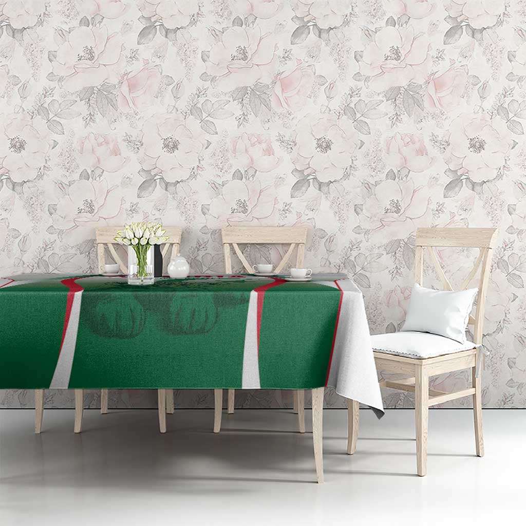 Algeria Rugby Custom Tablecloth Go Lion Cubs