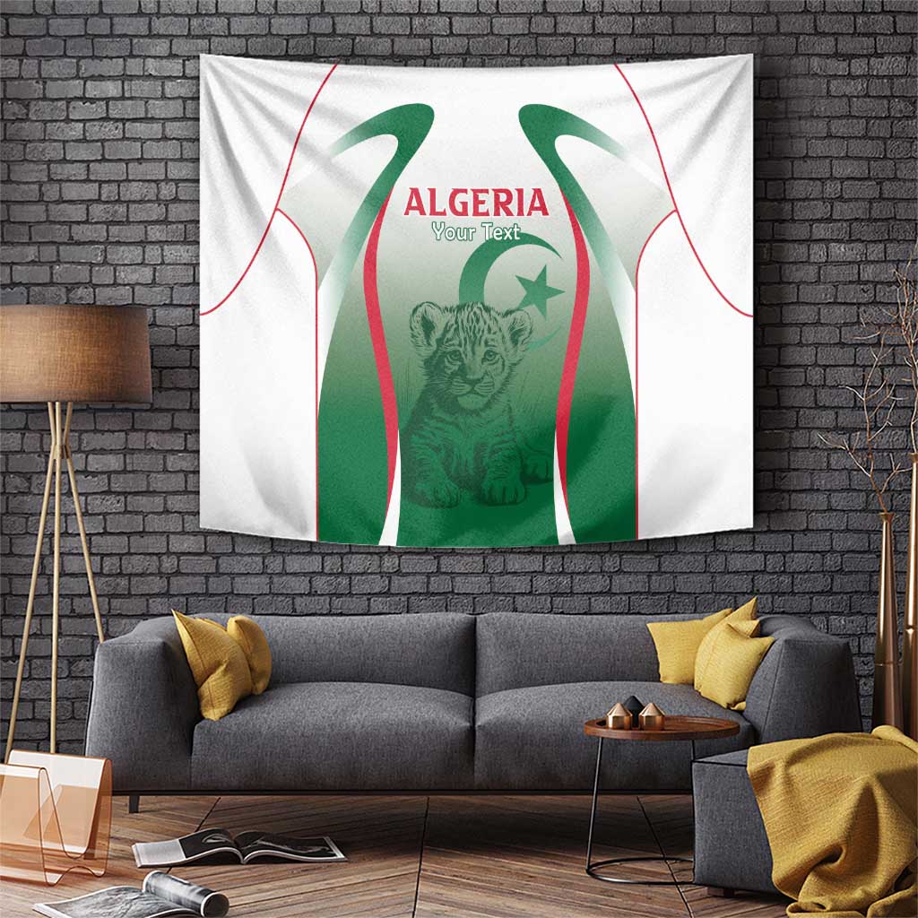Algeria Rugby Custom Tapestry Go Lion Cubs