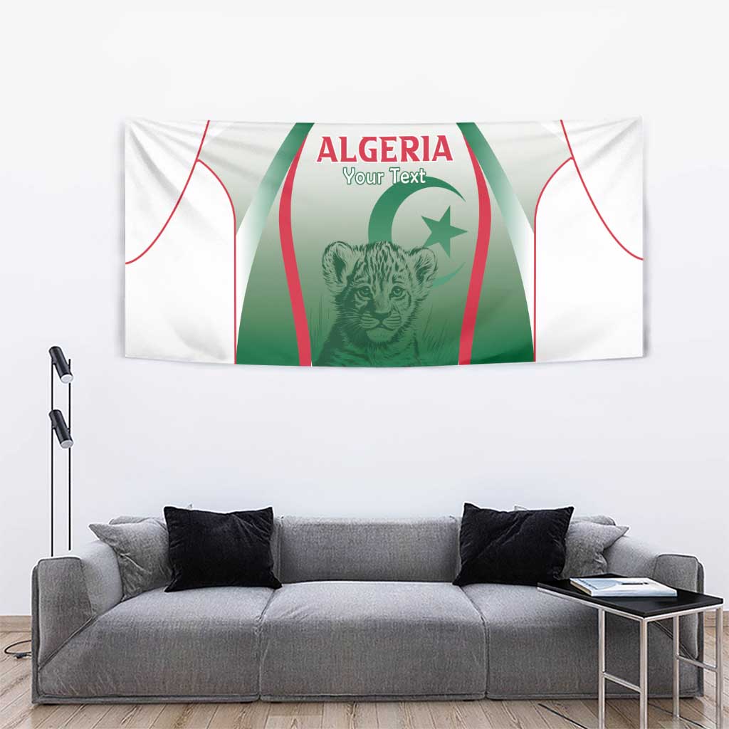 Algeria Rugby Custom Tapestry Go Lion Cubs