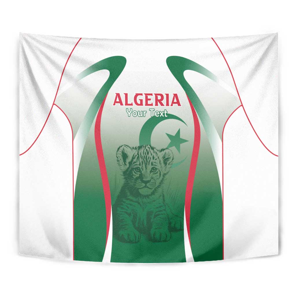 Algeria Rugby Custom Tapestry Go Lion Cubs