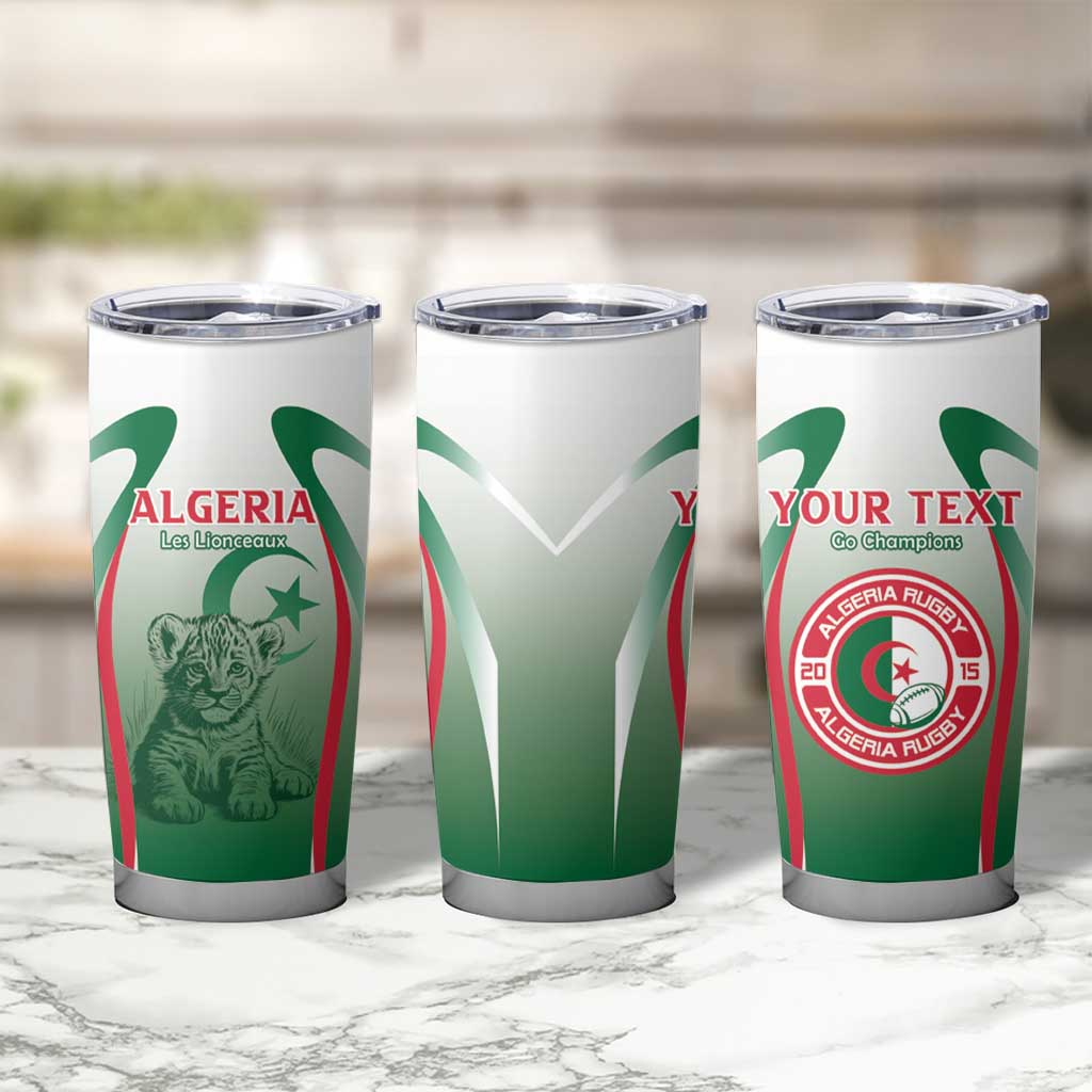 Algeria Rugby Custom Tumbler Cup Go Lion Cubs