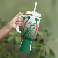 Algeria Rugby Custom Tumbler With Handle Go Lion Cubs
