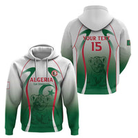Algeria Rugby Custom Zip Hoodie Go Lion Cubs