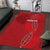 Kenya Rugby Area Rug Go Champions Simbas - Red Color