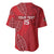 Kenya Rugby Custom Baseball Jersey Go Champions Simbas - Red Color
