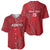 Kenya Rugby Custom Baseball Jersey Go Champions Simbas - Red Color