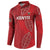 Kenya Rugby Custom Button Sweatshirt Go Champions Simbas - Red Color