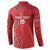 Kenya Rugby Custom Button Sweatshirt Go Champions Simbas - Red Color