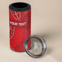 Kenya Rugby Custom 4 in 1 Can Cooler Tumbler Go Champions Simbas - Red Color
