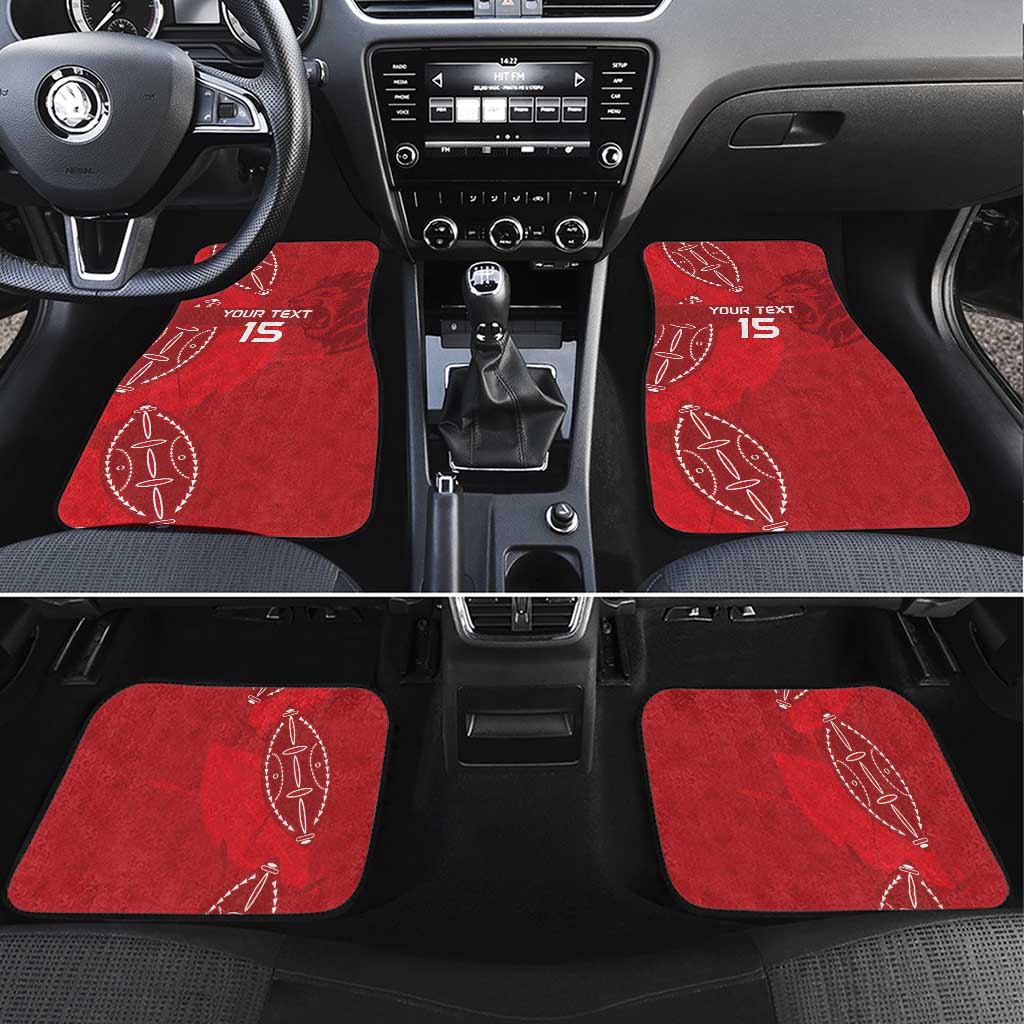 Kenya Rugby Car Mats Go Champions Simbas - Red Color