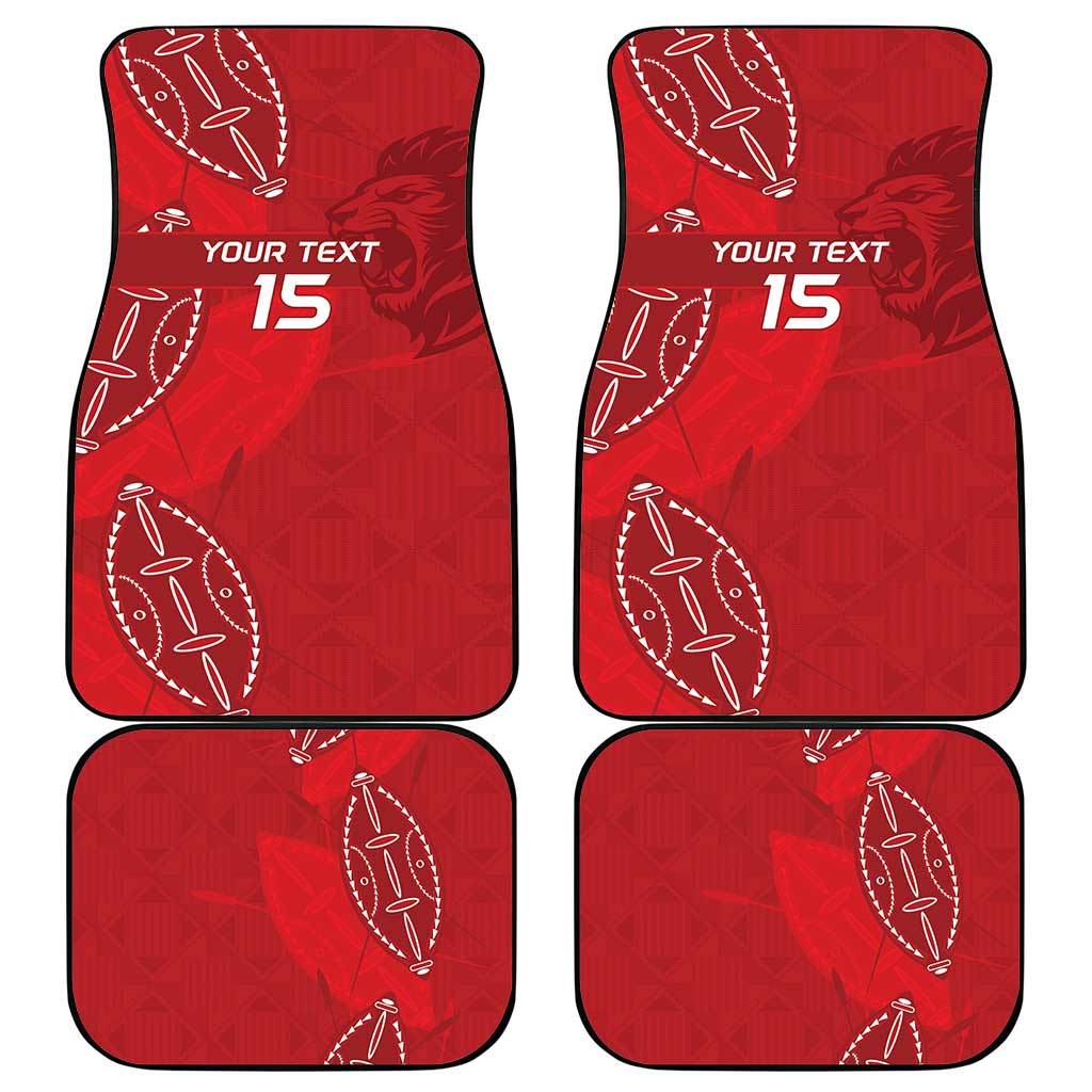 Kenya Rugby Car Mats Go Champions Simbas - Red Color
