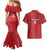 Kenya Rugby Custom Couples Matching Mermaid Dress and Hawaiian Shirt Go Champions Simbas - Red Color