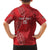 Kenya Rugby Custom Family Matching Long Sleeve Bodycon Dress and Hawaiian Shirt Go Champions Simbas - Red Color