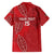 Kenya Rugby Custom Family Matching Off The Shoulder Long Sleeve Dress and Hawaiian Shirt Go Champions Simbas - Red Color