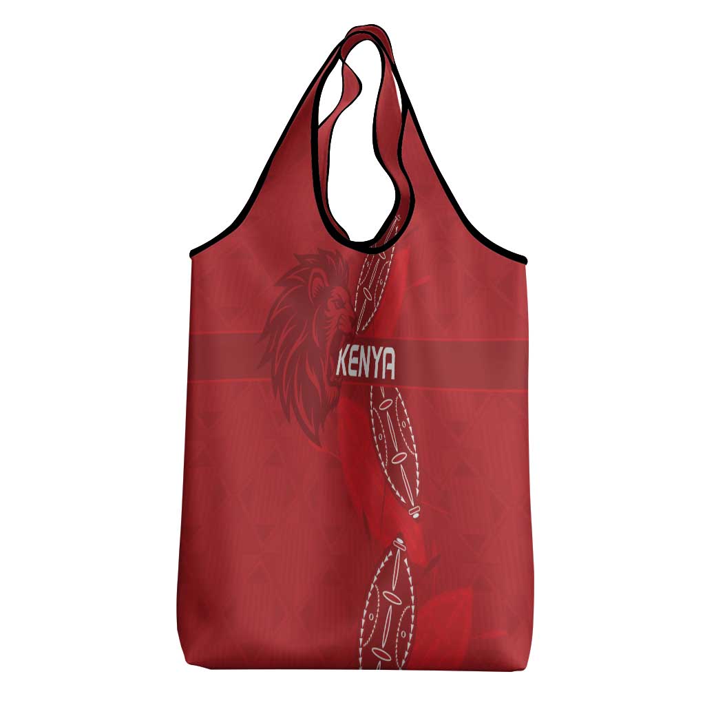 Kenya Rugby Grocery Bag Go Champions Simbas - Red Color
