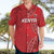 Kenya Rugby Custom Hawaiian Shirt Go Champions Simbas - Red Color