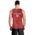 Kenya Rugby Custom Men Tank Top Go Champions Simbas - Red Color